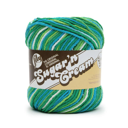 Lily Sugar ‘n Creme - Emerald Energy Ombre 3oz Yarn Skein