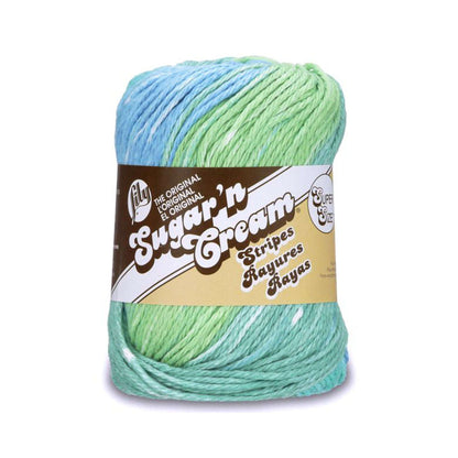 Lily Sugar ‘n Creme - Country Stripes 2.5oz Super Size Yarn Skein