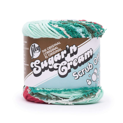 Lily Sugar ‘n Cream Yarn Scrub Off - Peppermint 2.6 oz
