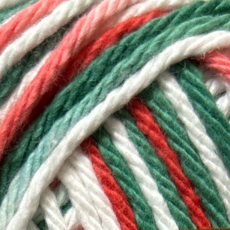 Lily Sugar ‘n Creme - Mistletoe Ombre 3oz Yarn Skein