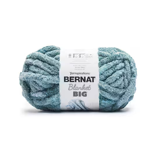 Bernat Blanket Big Yarn Skein - Aqua Splash 300g