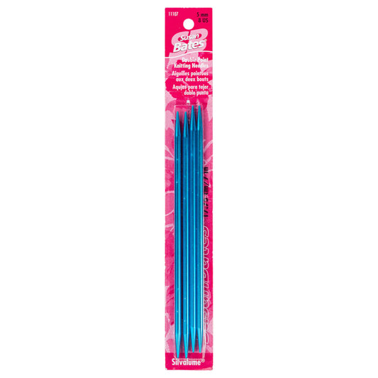 Susan Bates Silvalume 4 Pack Double Point Knitting Needles US 8 / 5mm