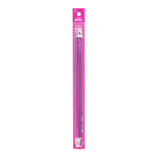 Susan Bates Silvalume 10" Single Point Knitting Needles US 6 / 4.0 mm