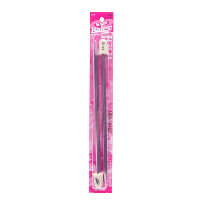 Susan Bates Silvalume 10" Single Point Knitting Needles US 11 / 8 mm