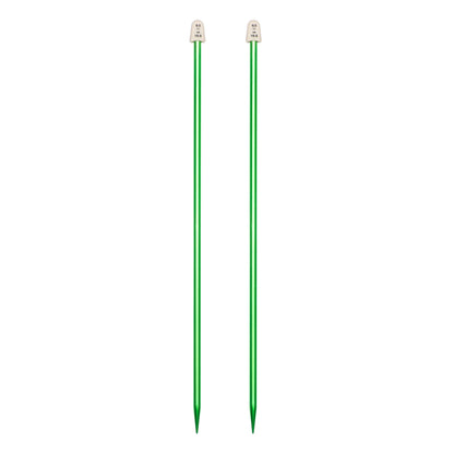 Susan Bates Silvalume 14" Single Point Knitting Needles - US 10.5 / 6.5 mm