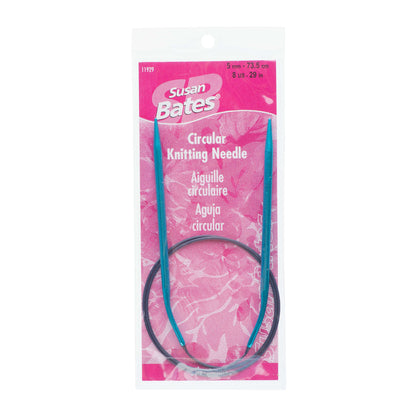 Susan Bates Silvalume 29" Circular Knitting Needles - 5.0 mm 8 US / 5.0 mm