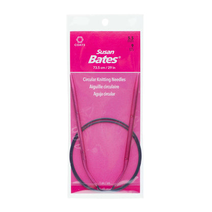 Susan Bates Silvalume 29" Circular Knitting Needles 9 US / 5.5 mm