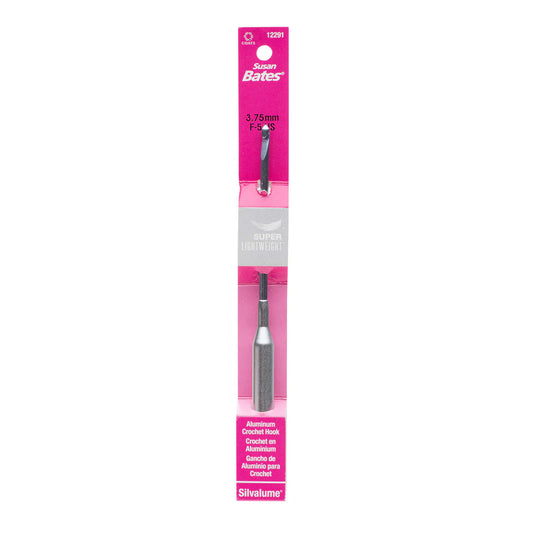 Silvalume Super Lightweight Aluminum Crochet Hook - F/5 (3.75 MM)