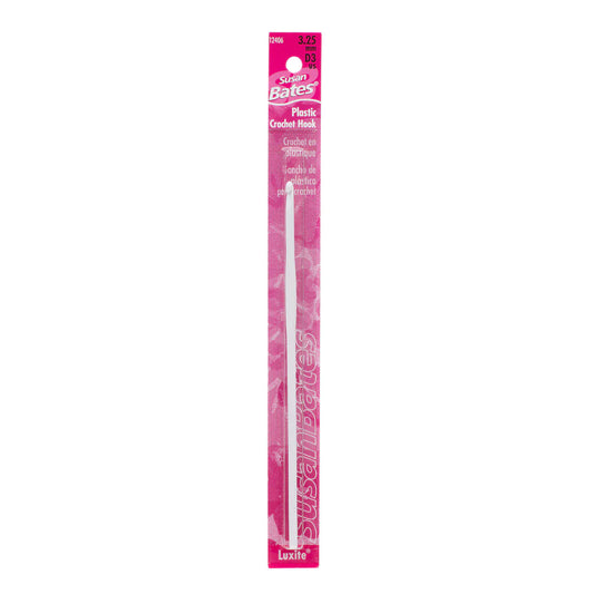 Luxite 5.5" Plastic Crochet Hook - K/10.5 (6.5 MM)