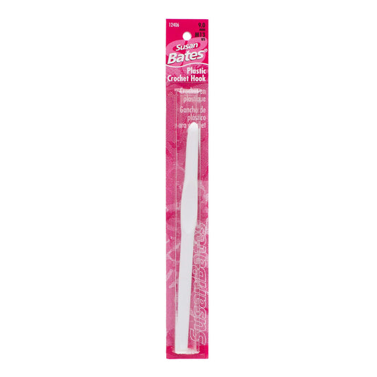 Luxite 5.5" Plastic Crochet Hook - M/13 (9 MM)