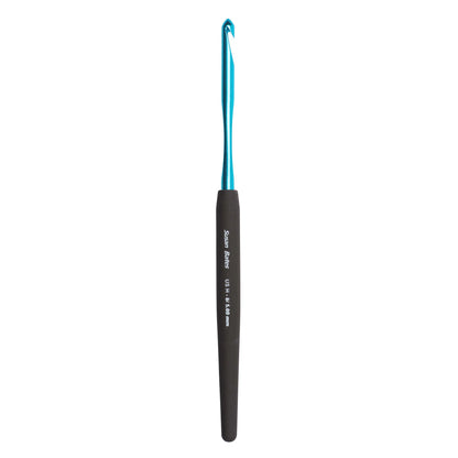 Susan Bates Silvalume Soft Ergonomic Crochet Hook H-8 US / 5.0 mm