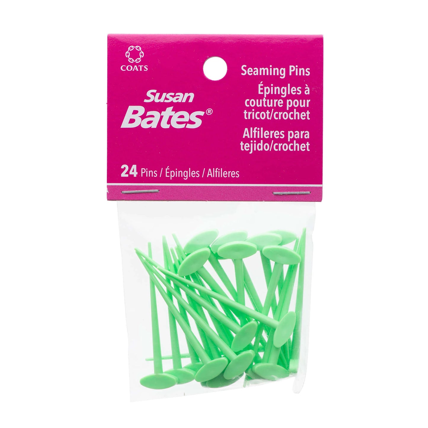 Seaming Pins Asst Colors - 24 pcs
