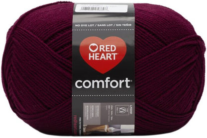Red Heart Comfort Huge Yarn Skein - Burgundy / Wine 1000g