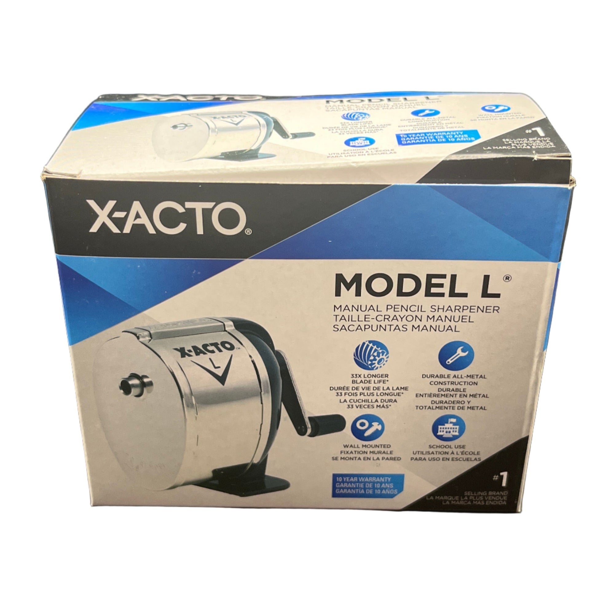 X-Acto knife set packaging on a dark surface
