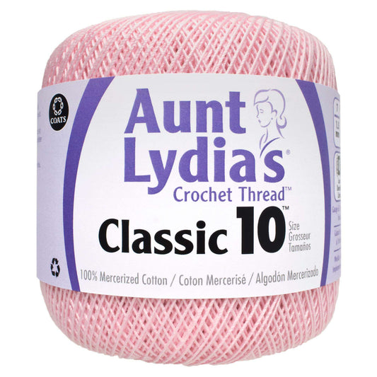 Red Heart Classic Crochet Thread  10 - Orchid Pink