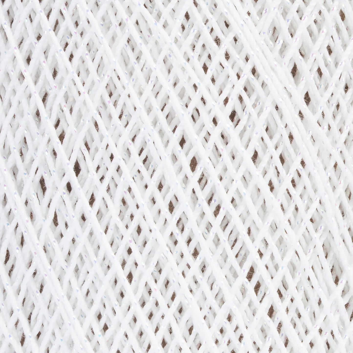 Aunt Lydia's Metallic Crochet Thread Size 10 - White Pearl