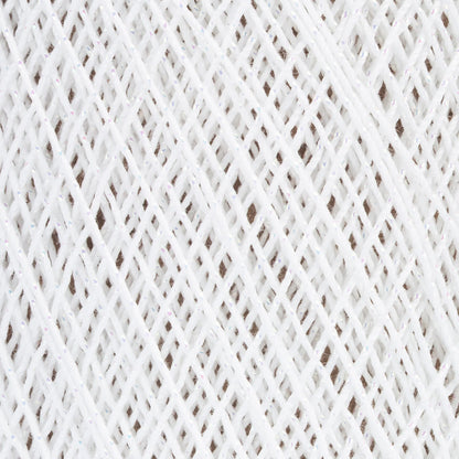 Aunt Lydia's Metallic Crochet Thread Size 10 - White Pearl