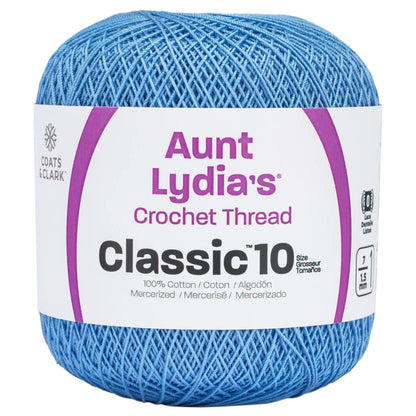 Aunt Lydia's Classic Crochet Thread Size 10 - Medium Blue