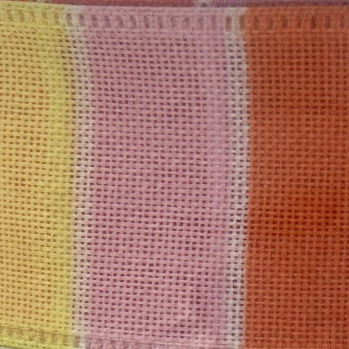 Summer Stripes - 1.5” x 50 yds - Wire Edged Premium Ribbon