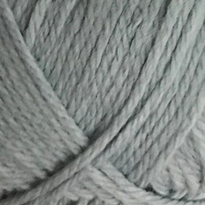 Close-up of gray yarn with a slight sheen