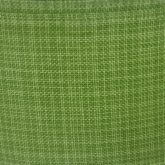 Lime Green - 2.5” x 50 yds - Wire Edged Premium Ribbon