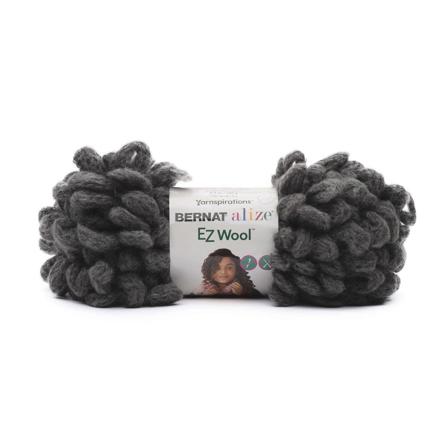 Bernat Alize Blanket-EZ Wool Yarn - Flannel
