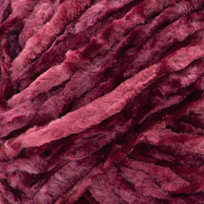 Bernat Crushed Velvet Yarn - Cranberry Cider 315 yds