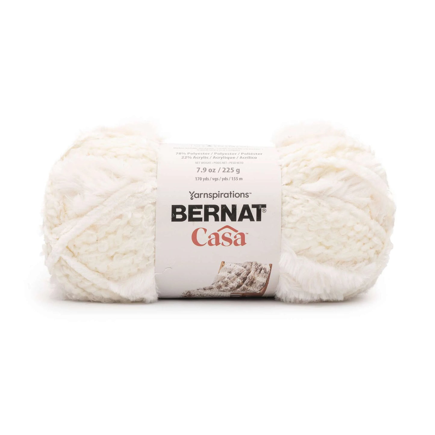 Bernat Casa Yarn Skein - Cream