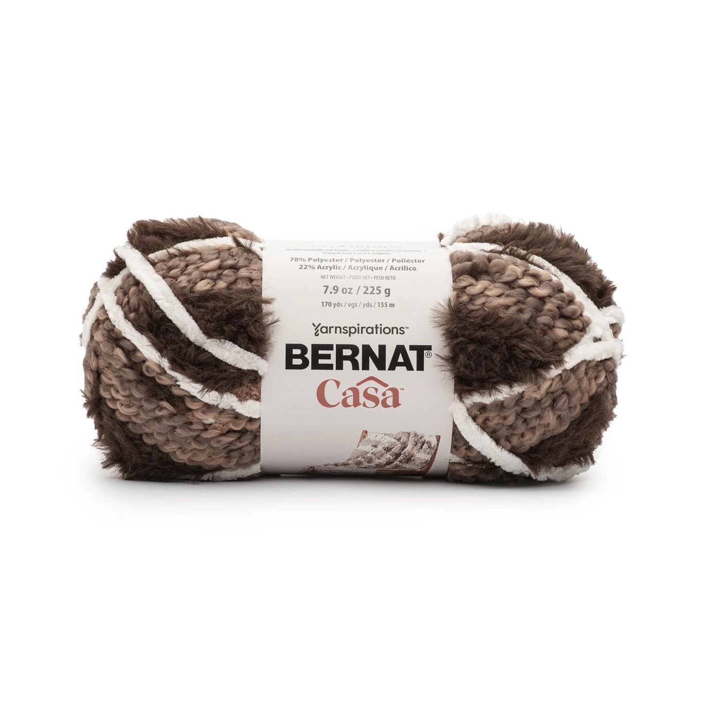 Bernat Casa Yarn Skeins - Tawny Brown