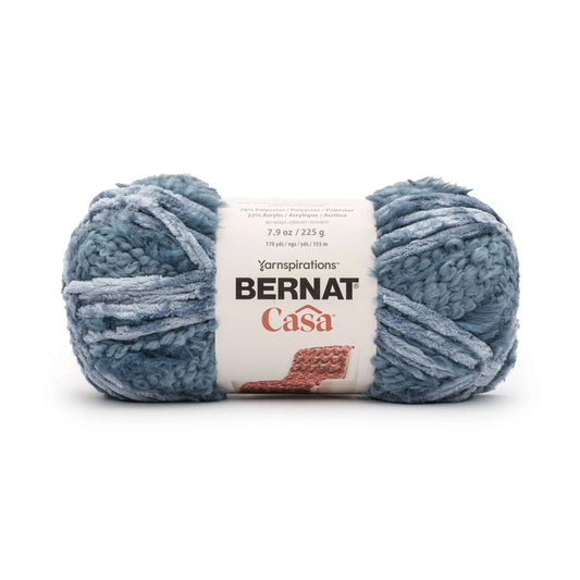 Bernat Casa Yarn Skein - Mineral Blue