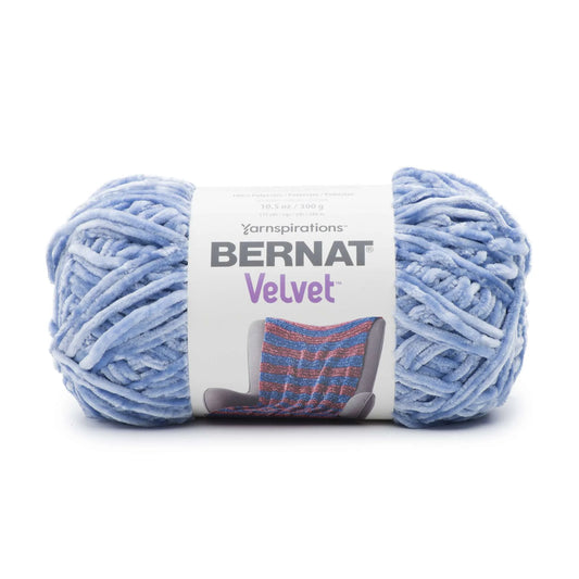 Bernat Velvet Yarn - Smokey Blue 315 yds