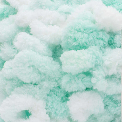 Bernat Alize Blanket-EZ Yarn - White & Mint