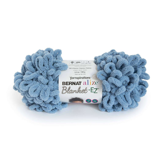 Bernat Alize Blanket-EZ Yarn - Country Blue