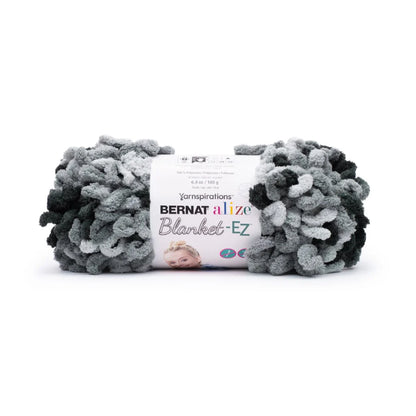Bernat Alize Blanket-EZ Yarn - Black Shadow