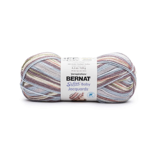 Bernat Softee Baby Jacquards Yarn - Lavender Tea
