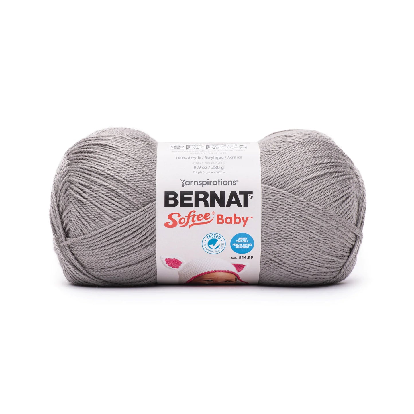 Bernat Softee Baby Yarn - Pebble Grey