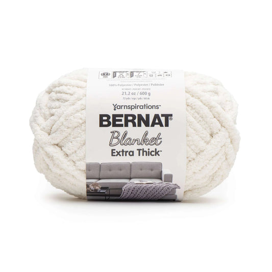 Bernat Blanket Extra Thick Yarn - Vintage White - 600g