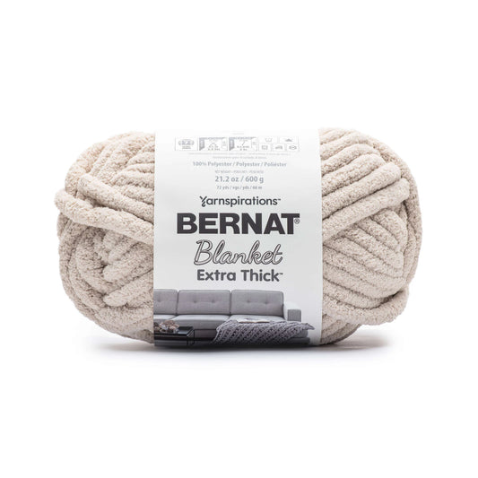 Bernat Blanket Extra Thick Yarn - Oatmeal - 600g
