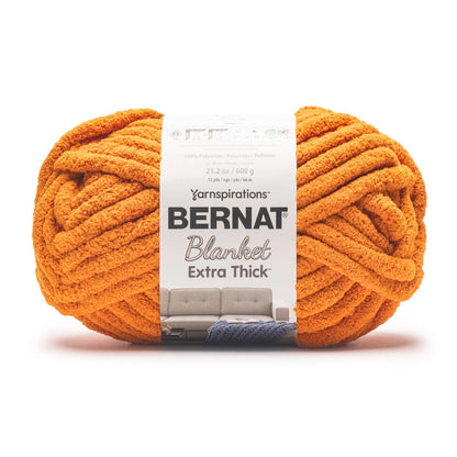 Bernat Blanket Extra Thick Yarn - Burn Orange - 600g