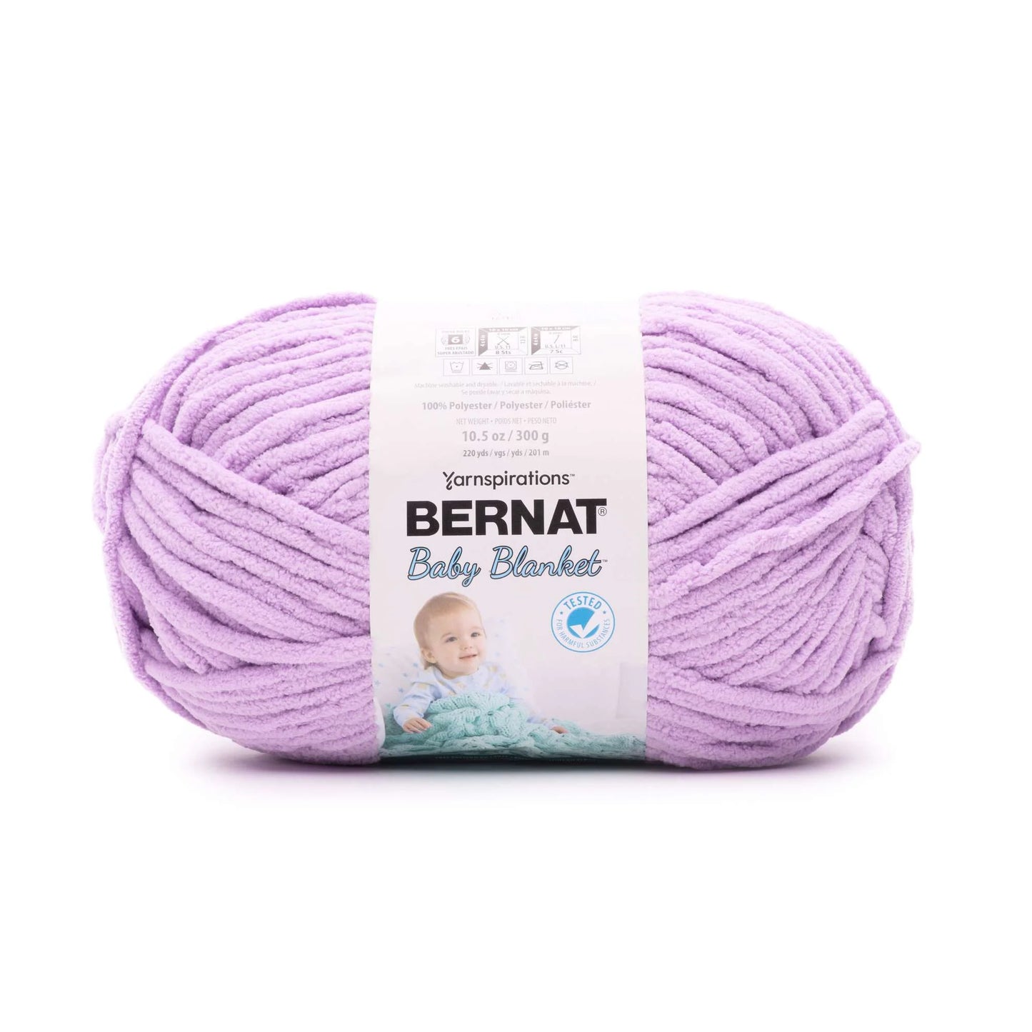 Bernat Baby Blanket Yarn Lavender - 300g