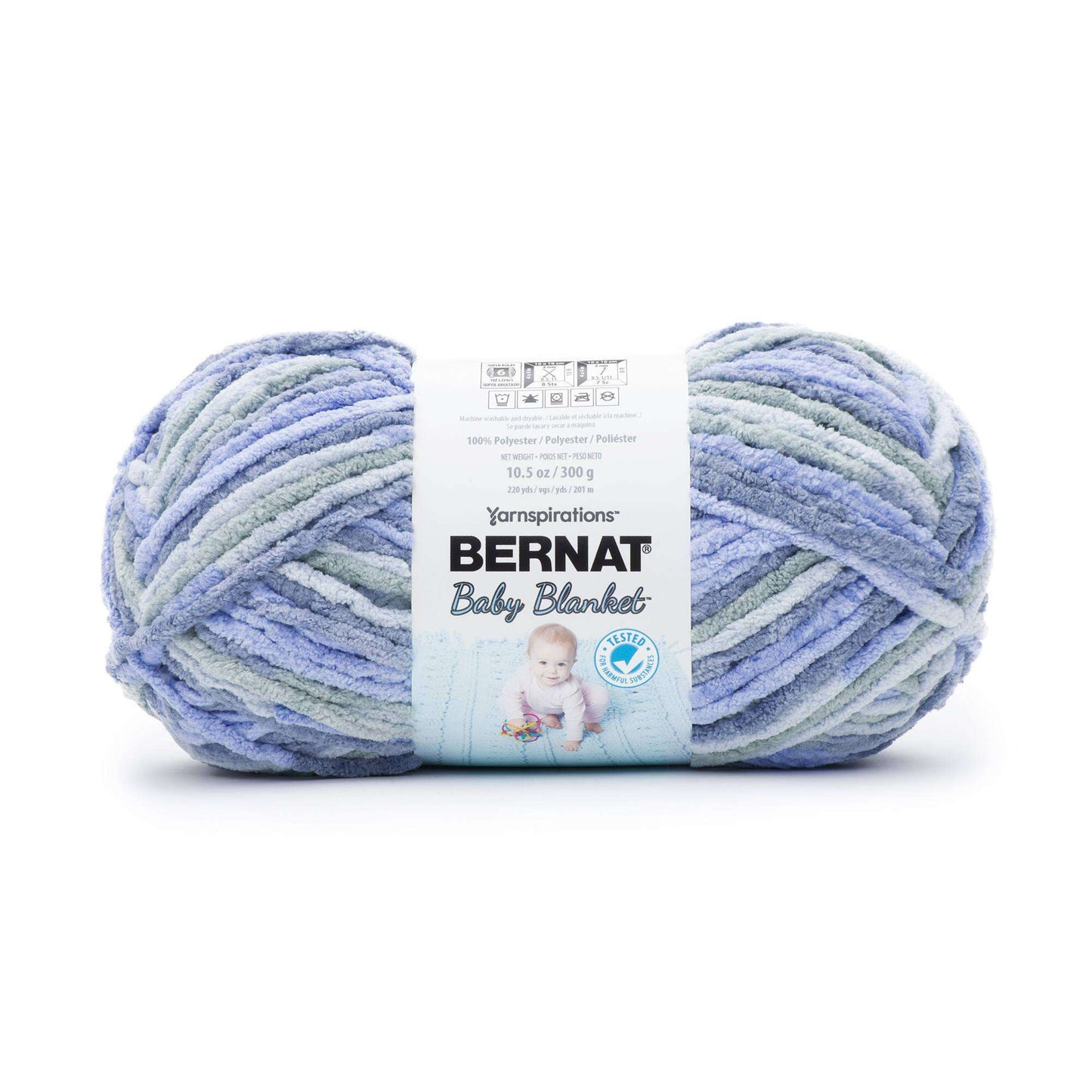 Bernat Baby Blanket Yarn - Lovely Blue 300g