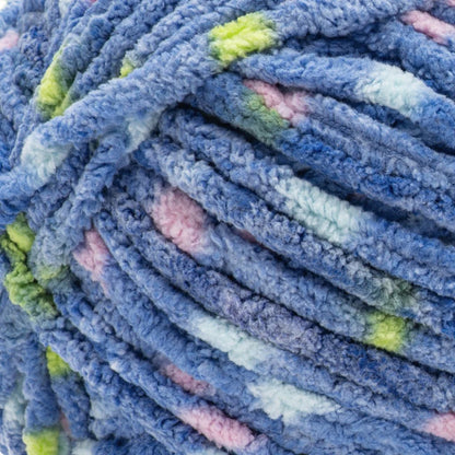 Bernat Baby Blanket Yarn - Blue Jean Dot