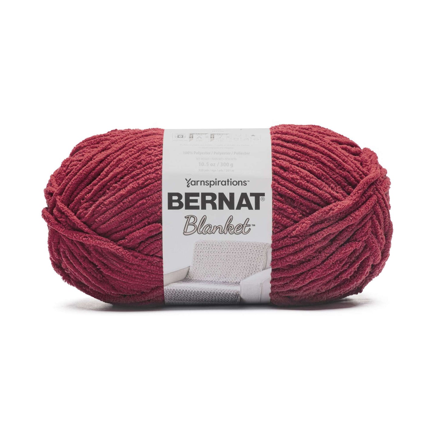 Bernat Blanket Yarn Skein - Crimson 300g