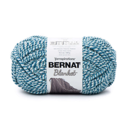 Bernat Blanket Yarn Skein - Teal Twist 300g