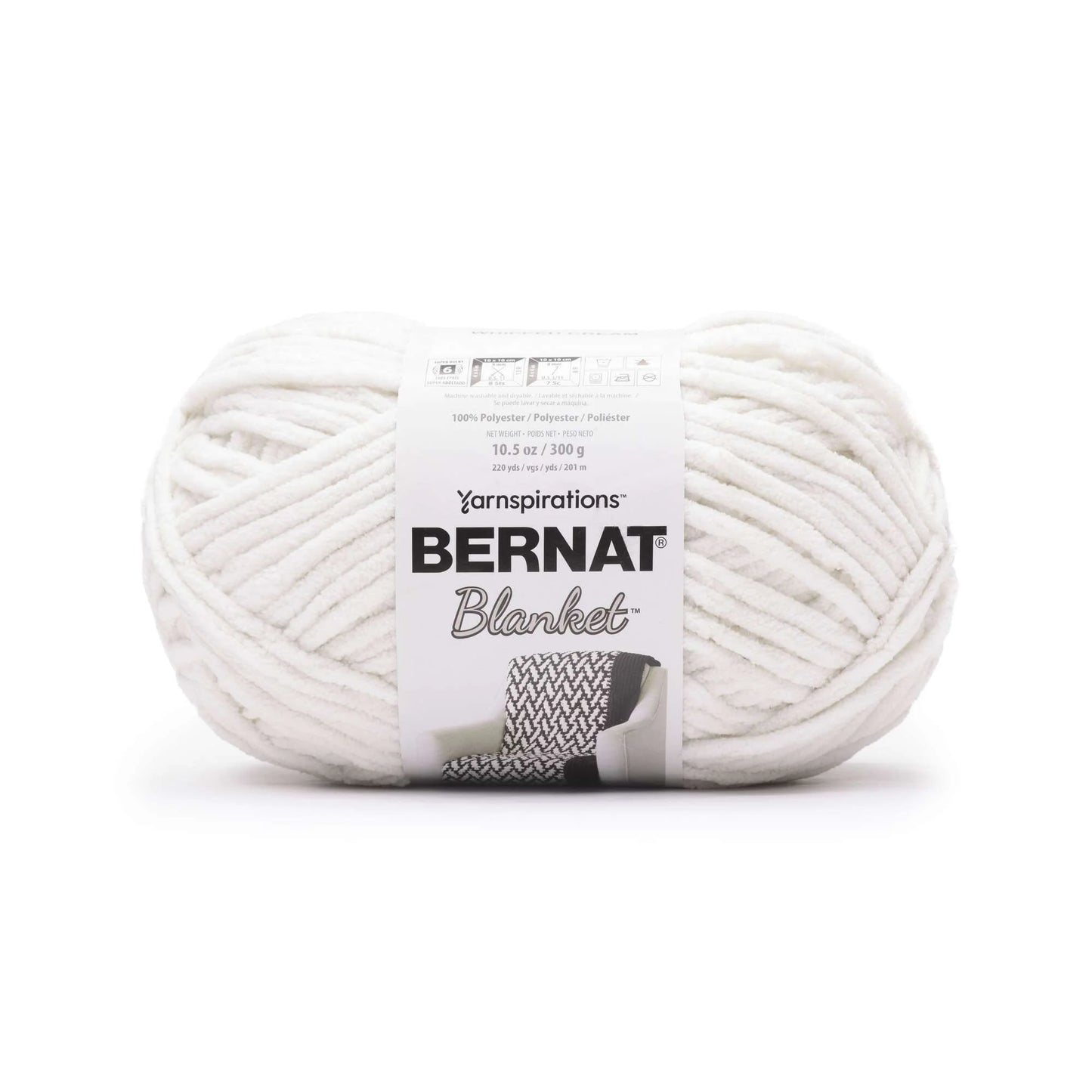 Bernat Blanket Yarn Skein - Whipped Cream 300g