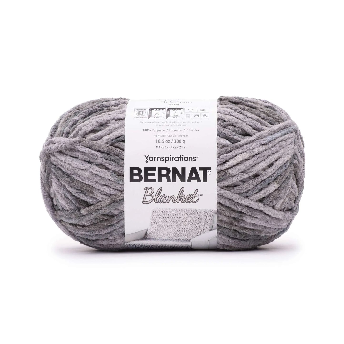 Bernat Blanket Yarn Skein - Ashen Titanium - 300g