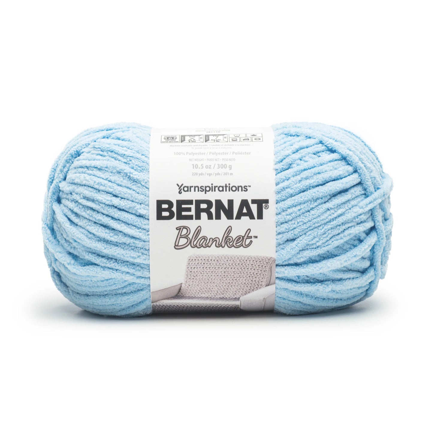 Bernat Blanket Yarn Skein - Paisley Blue 300g