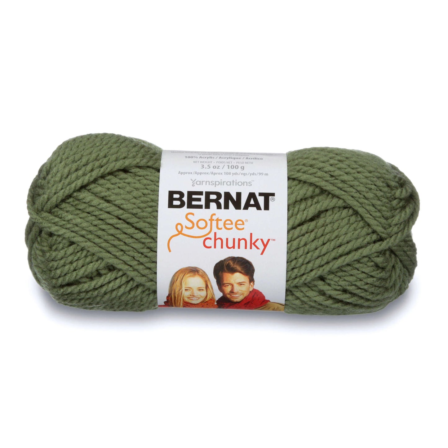 Bernat Softee Chunky Yarn - Forest