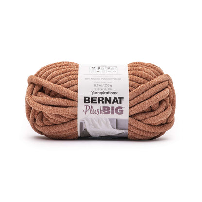 Ball of Bernat Plus Big yarn on a white background
