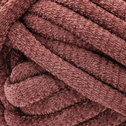 Close-up of a ball of brown yarn